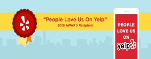 People love us on Yelp 2019 award